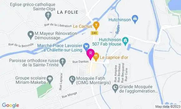 Localisation Restaurant  La Pizzone