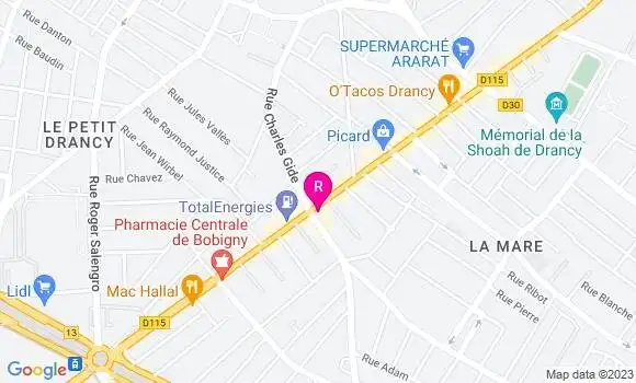 Localisation Restaurant  Burger Dream