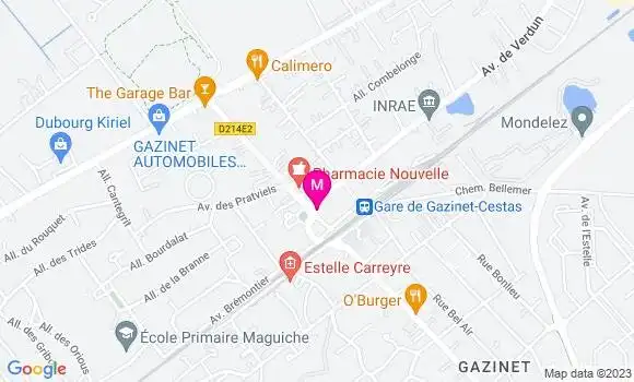 Localisation Pizzeria Nico