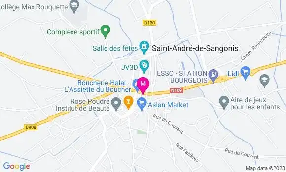 Localisation Restaurant  Le Smile