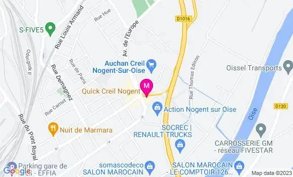 Localisation Fast Food Quick
