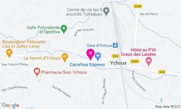 Localisation Restaurant  L