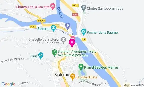 Localisation Restaurant  Le Qg
