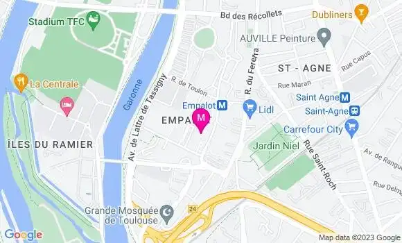 Localisation Restaurant  Maison Chadli
