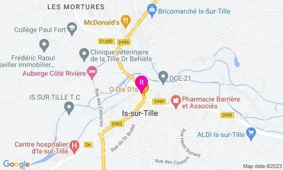 Localisation Restaurant  Le Cook