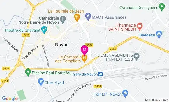 Localisation Restaurant  Le Bon Appétit