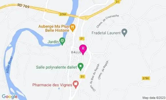 Localisation Restaurant  Paille Coco 63