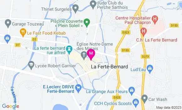 Localisation Restaurant  Madame Moustache
