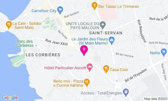 Localisation Restaurant  L
