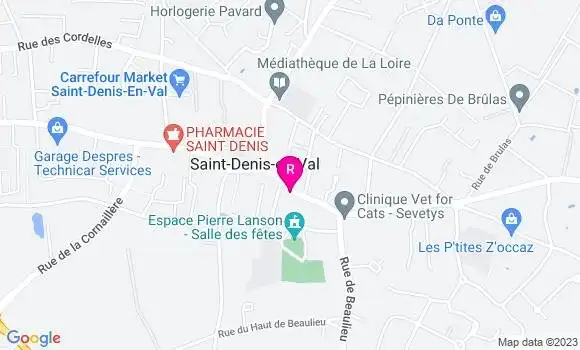 Localisation Pizzeria Hop