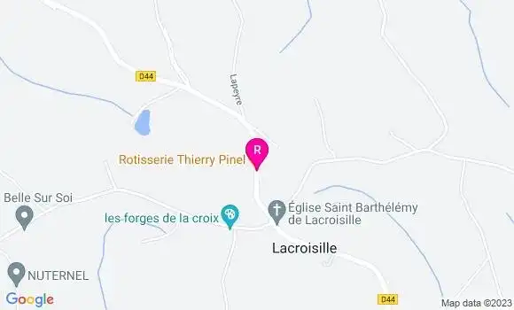 Localisation Restaurant  Rotisserie Thierry Pinel