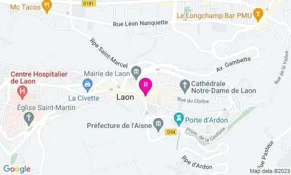 Localisation Restaurant  L