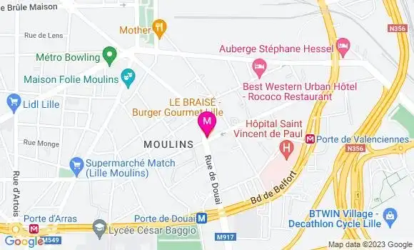 Localisation Restaurant  Le Braisé