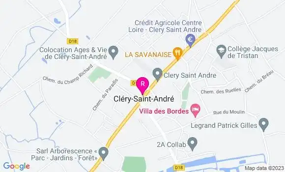 Localisation Restaurant  Jessy