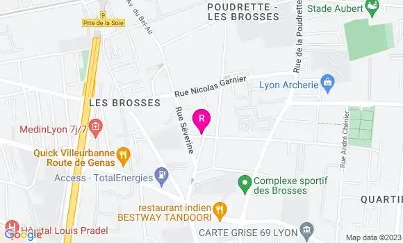 Localisation Seyran Kebab