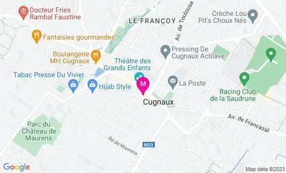 Localisation Pizzeria La Pizzou
