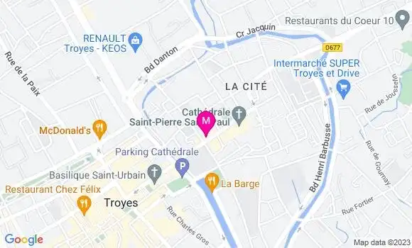 Localisation Crêperie Le Petit Tandem