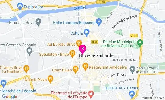 Localisation Restaurant Italien La Gourmandise