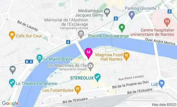 Localisation Restaurant Thaï Pitaya