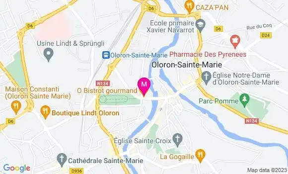 Localisation O Bistrot Gourmand