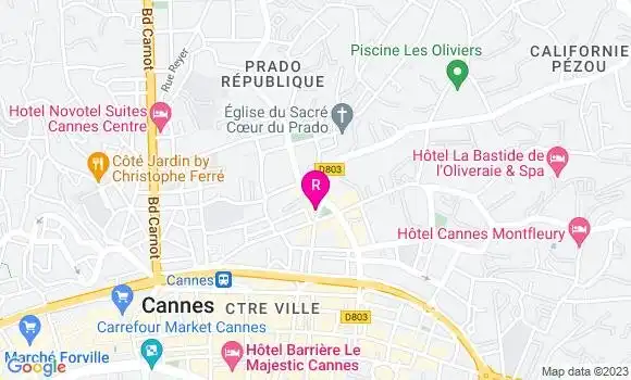 Localisation Restaurant  Côté Cour