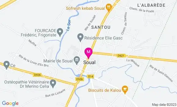 Localisation Pizzeria Roti Pizz