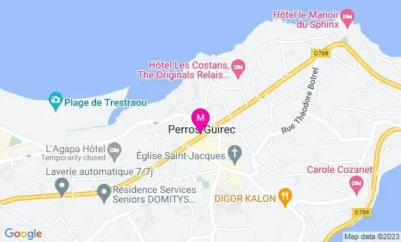 Localisation Restaurant  La Canopée