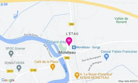 Localisation Pizzeria Sunpizza