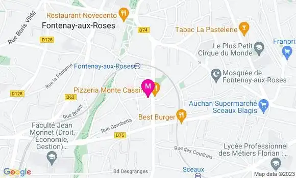 Localisation Restaurant  Aya Monde