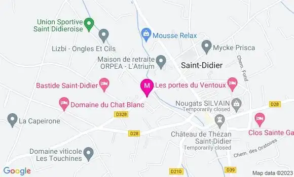Localisation Pizzeria La Bartavelle