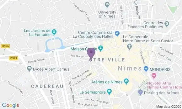 Localisation Restaurant  L