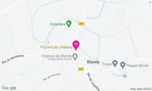 Localisation Pizzeria du Château