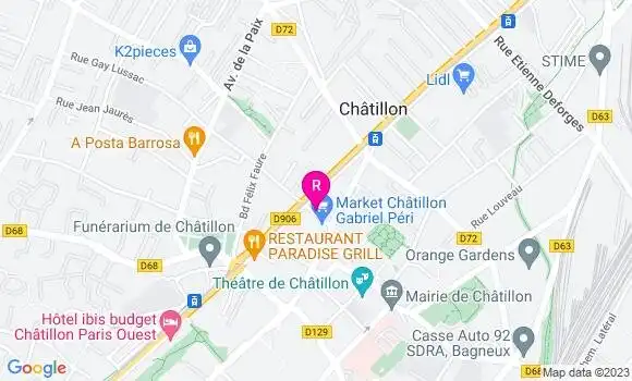 Localisation Restaurant Japonais Cent Sushi