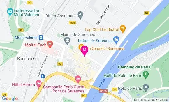 Localisation Pizzeria La Pizz