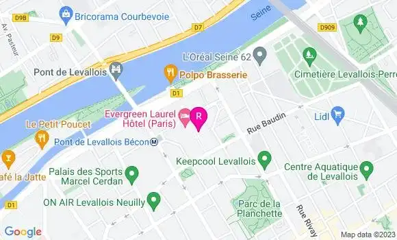 Localisation Restaurant  By Day