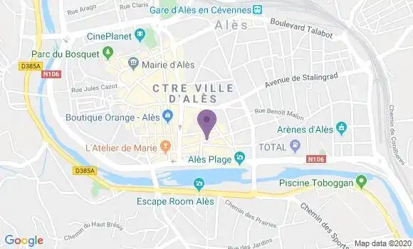 Localisation Restaurant  Le Mandajors