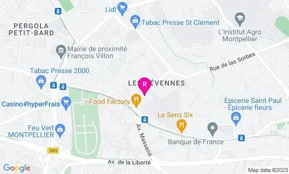 Localisation Restaurant  House Buns