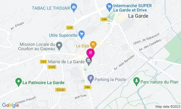 Localisation Pizzeria Le Feu Follet