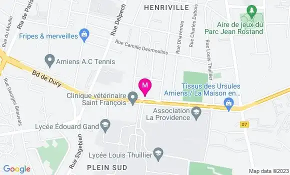 Localisation Restaurant  Le Trio