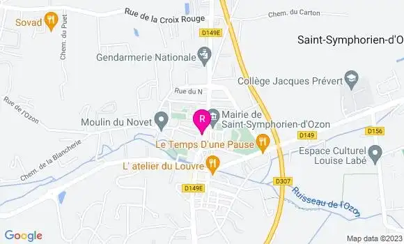 Localisation Restaurant  Centrale Burger
