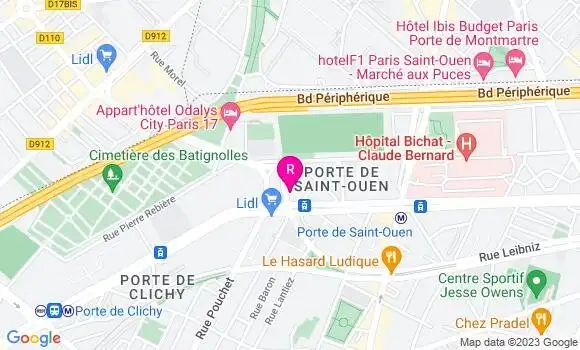 Localisation Restaurant Africain La Mengolaise