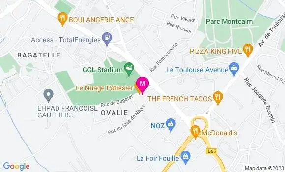 Localisation Food Truck Mikamion Barbecue