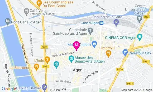 Localisation Restaurant  L