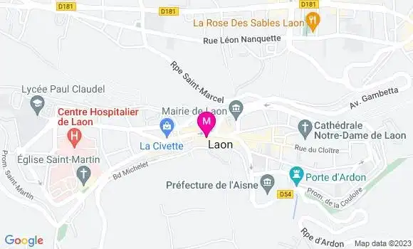 Localisation Restaurant  Estaminet Saint Jean