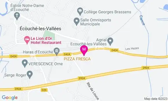 Localisation Food Truck Pizza Fresca