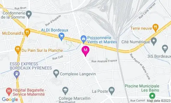 Localisation Pizzeria Papi Louis