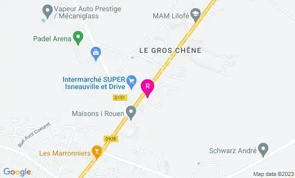 Localisation Restaurant  La Cuisine de Dior
