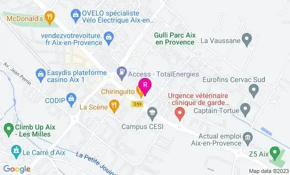 Localisation Restaurant  Chiringuito