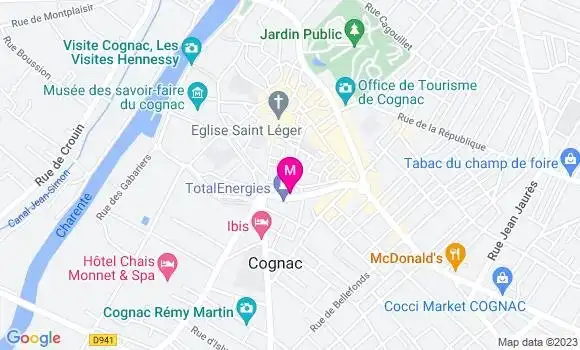 Localisation Restaurant  La Fabrique