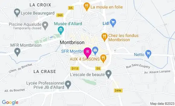 Localisation Restaurant  Croque Chef